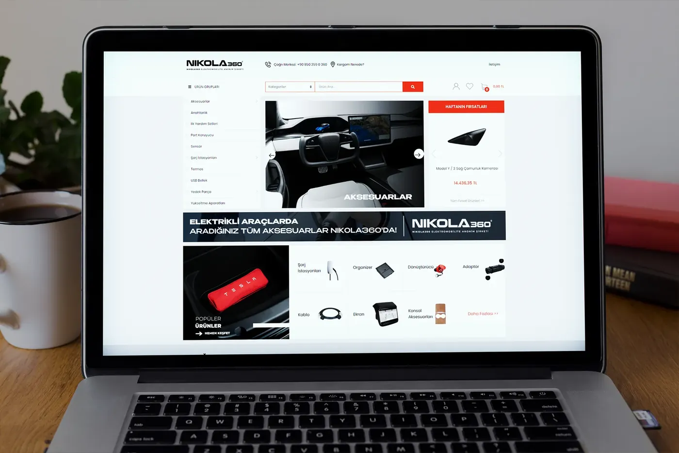 Nikola 360 Shop web sitesi