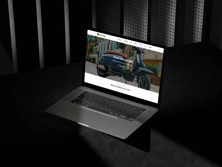 Royal Alloy Türkiye web sitesi