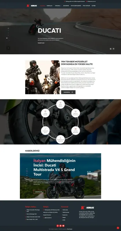 Korlas web sitesi